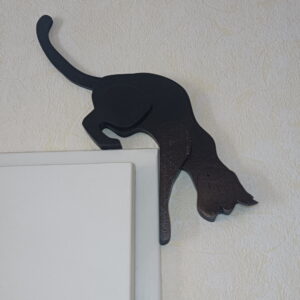 "chaton intrepide" sautant d une porte