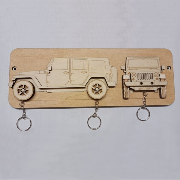 Support et porte-clefs voiture tout-terrain années 2010