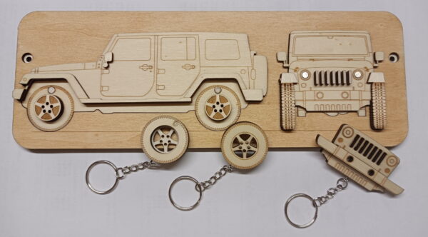 Support porteclefs 4x4 2010 porte-clefs