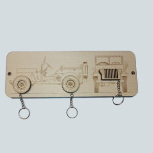 support mural porte clefs voiture tout-terrain 1940