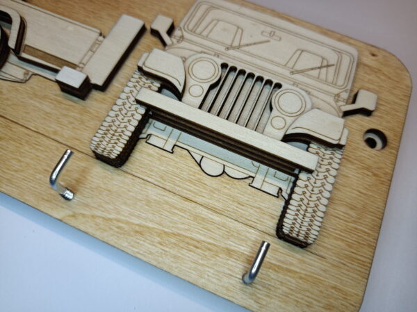support porte-clef 4x4 1980 details